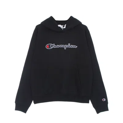 Champion Women's Hooded Sweatshirt In Black