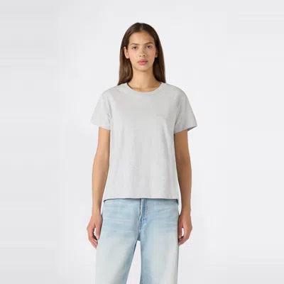 Champion Women's Knitted Crewneck T-shirt In Neutral