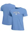 Champion Women's Light Blue North Carolina Tar Heels Arched Over Logo T-shirt In Blue