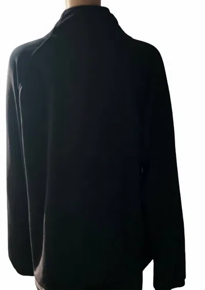 Champion Women's Long Sleeve Jacket In Black In Blue