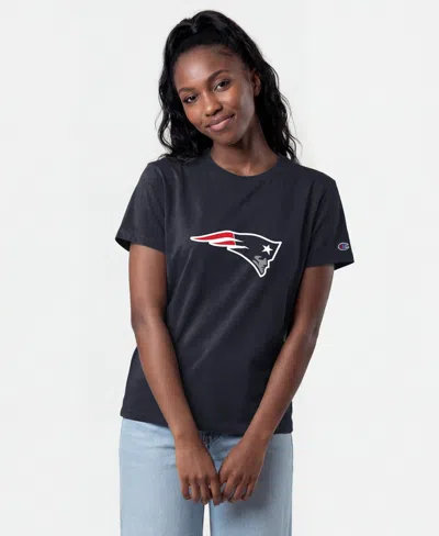 Champion Women's New England Patriots Logo T-shirt In Multi