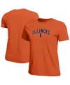 Champion Women's Orange Illinois Fighting Illini Arched Over Logo T-shirt In Orange