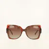 Champion Women's Polarized Oversized Butterfly In Brown