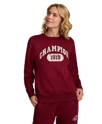 Champion Women's Powerblend Graphic Fleece Sweatshirt In Multi