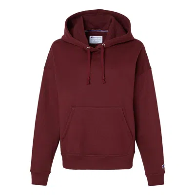 Champion Essentials Reverse Weave Hoodie Sweatshirt In Red