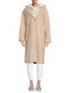 Champion Women's Removable-hood Long Coat In Neutral