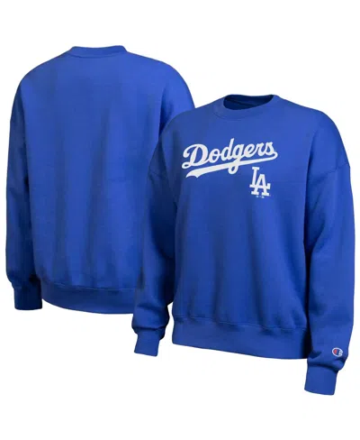 Champion Women's Royal Los Angeles Dodgers All-star Sweatshirt In Blue