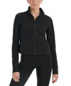 Champion Womens Collared Long Sleeve Athletic Jacket In Black