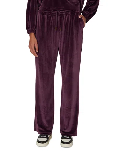 Champion Women's Soft Touch Cord Drawstring-waist Pants In Rock On Purple
