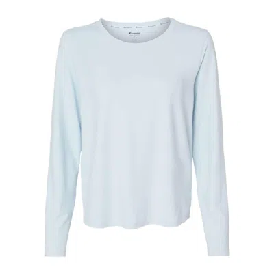 Champion Women's Sport Soft Touch Long Sleeve T-shirt In Blue