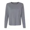Champion Women's Sport Soft Touch Long Sleeve T-shirt In Grey