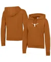 Champion Women's Texas Orange Texas Longhorns Powerblend Fleece Hoodie In Brown