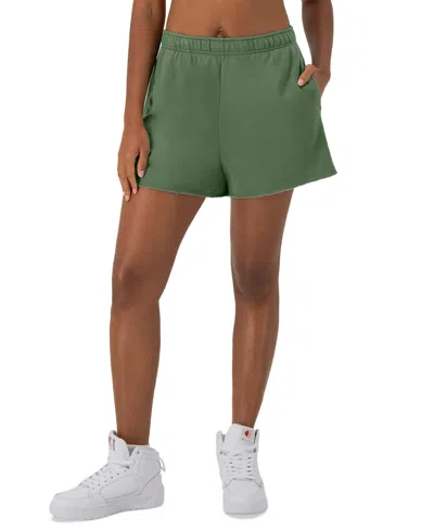 Champion Women's Vintage Wash Loose-fit Shorts In Nature Green