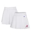 Champion Women's White Alabama Crimson Tide Tailgate Soft Touch Skort In White