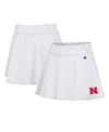 Champion Women's White Nebraska Huskers Tailgate Soft Touch Skort In White