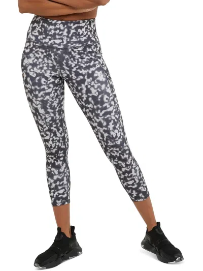 Champion Womens Camouflage High Rise Athletic Leggings In Grey