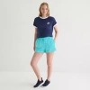 Champion Womens Crew Neck Short Sleeve Active T-shirt In Blue