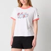 Champion Womens Crew Neck Short Sleeve Active T-shirt In White