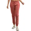 Champion Womens Drawstring Hem Cotton Jogger Pants In Red