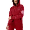Champion Women's Fleece Logo Hoodie In Red