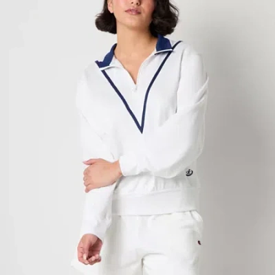 Champion Womens Mock Neck Long Sleeve Active Quarter-zip Pullover In Animal Print