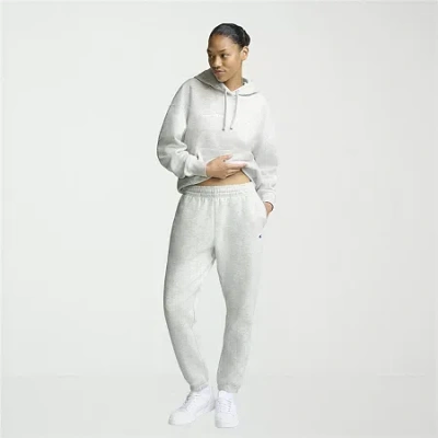 Champion Womens Powerblend Mid Rise Cinched Sweatpant In Gray
