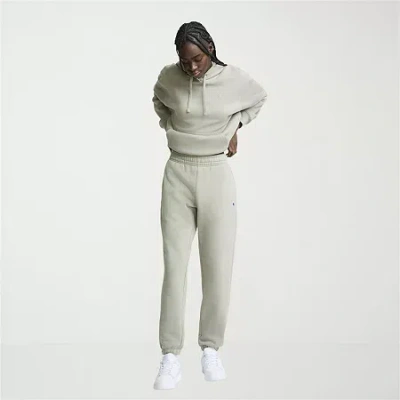 Champion Womens Powerblend Mid Rise Cinched Sweatpant In Green