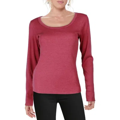 Champion Womens Ribbed Knit Pullover Top