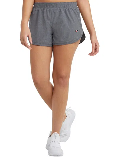 Champion Womens Stretch Moisture Wicking Shorts In Gray