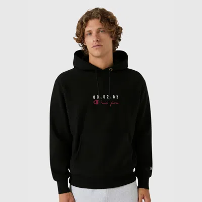 Champion X Aspinall Men's Reverse Weave Hoodie In Black