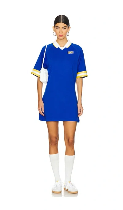 Champion X Guizio Waisted Jersey Dress In Surf The Web