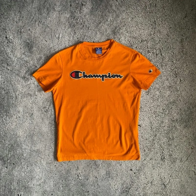 Pre-owned Champion X Nba Standart Champion Tshirt Sportswear In Orange