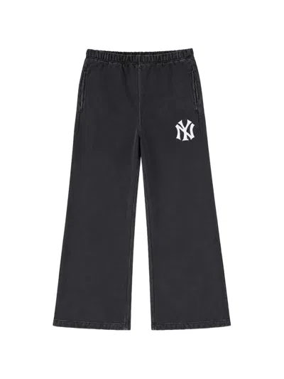 Champion X New York Wide-leg Track Pants In Black