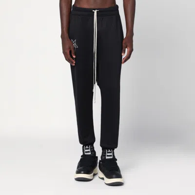 CHAMPION X RICK OWENS BLACK PRISONER DRAWSTRING JOGGERS