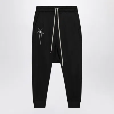 CHAMPION X RICK OWENS CHAMPION X RICK OWENS BLACK PRISONER DRAWSTRING JOGGERS