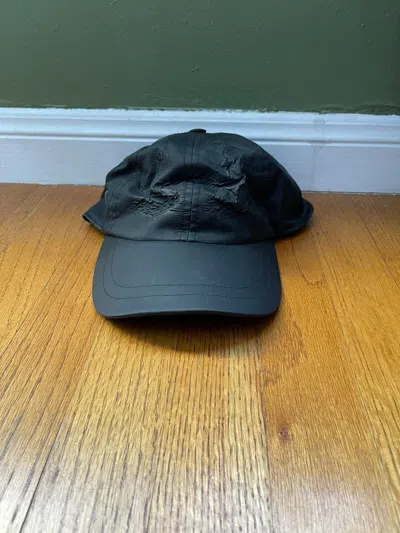 Pre-owned Champion X Rick Owens Champion Dad Hat In Black