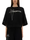 Champion X Rick Owens Cropped "tommy T" T-shirt