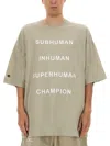 Champion X Rick Owens T Shirt Tommy In Neutral