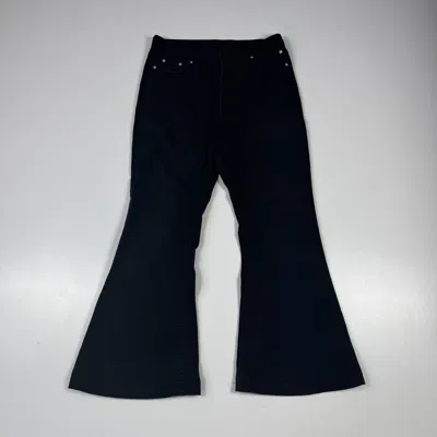 Pre-owned Champion X Rick Owens Vintage Rick Owens Bolan Flared Jeans Edfu 23 In Black