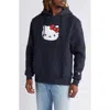 Champion X Sanrio Hello Kitty® 50th Anniversary Fleece Graphic Hoodie In Navy