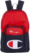 CHAMPION YOUTH BACKPACK WITH REMOVABLE LUNCH KIT IN RED/NAVY