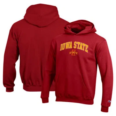Champion Kids' Youth  Cardinal Iowa State Cyclones Campus Pullover Hoodie