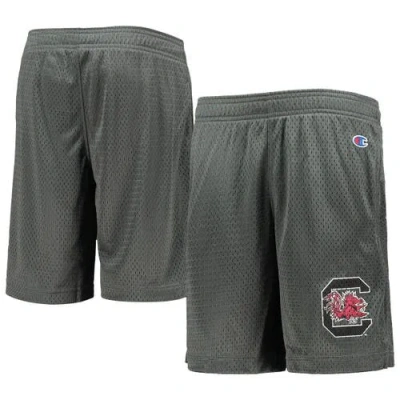 Champion Kids' Youth  Charcoal South Carolina Gamecocks Classic Mesh Shorts In Green