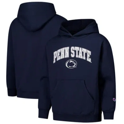 Champion Kids' Youth  Navy Penn State Nittany Lions Campus Pullover Hoodie In Blue