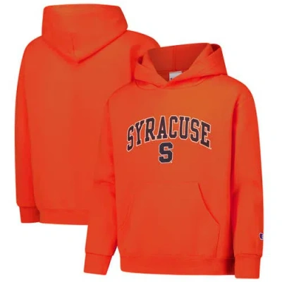 Champion Kids' Youth  Orange Syracuse Orange Campus Pullover Hoodie
