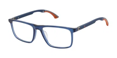 Champion Zest C03 Occhiali Da Vista Blu Per Uomo (solo Montatura) In Pattern