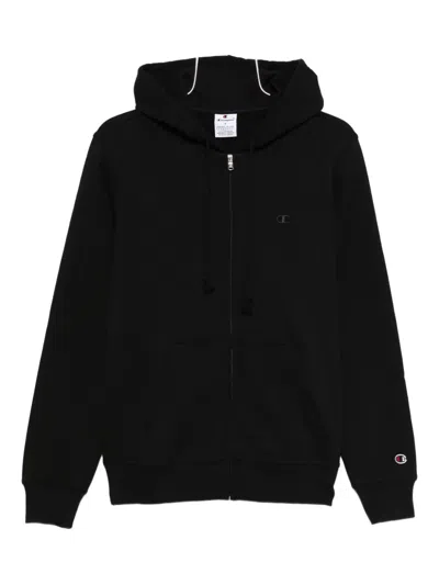 Champion Zip-up Hoodie In Black