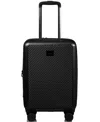 Champs 20" Iconic Ii Collection Hardside Carry-on Luggage In Black