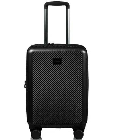 Champs 20" Iconic Ii Collection Hardside Carry-on Luggage In Black