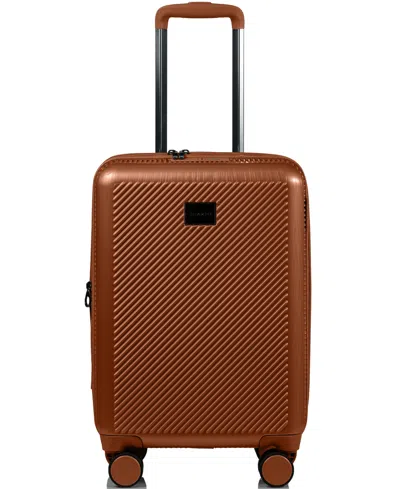 Champs 20" Iconic Ii Collection Hardside Carry-on Luggage In Rose Gold
